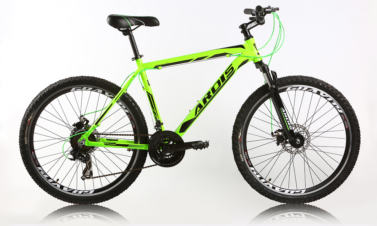 Фотография Велосипед ARDIS EZREAL 26" 2021 размер М Зеленый 